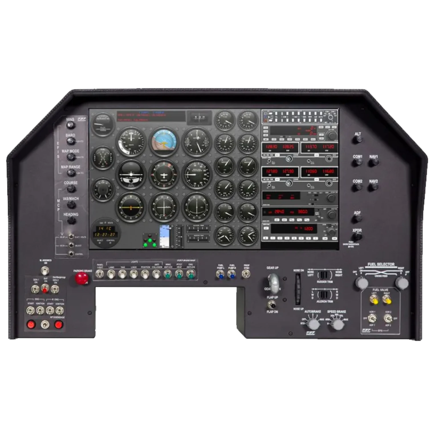 Virtual Fly SOLO Airliner – Panel Multiconfiguración